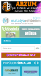 Mobile Screenshot of malatyarehberim.com