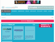 Tablet Screenshot of malatyarehberim.com